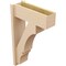 Ekena Millwork 7 1/2-in W x 20-in D x 32-in H Balboa Block Rough Cedar Woodgrain TimberThane Outlooker, Primed Tan OUTUR075X20X32BOA44RCPR - alternate 2